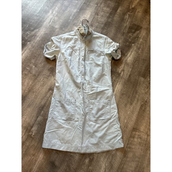 PATAGONIA Women's Chesser Island Chambray Dress Blue Size 4 - Picture 8 of 12